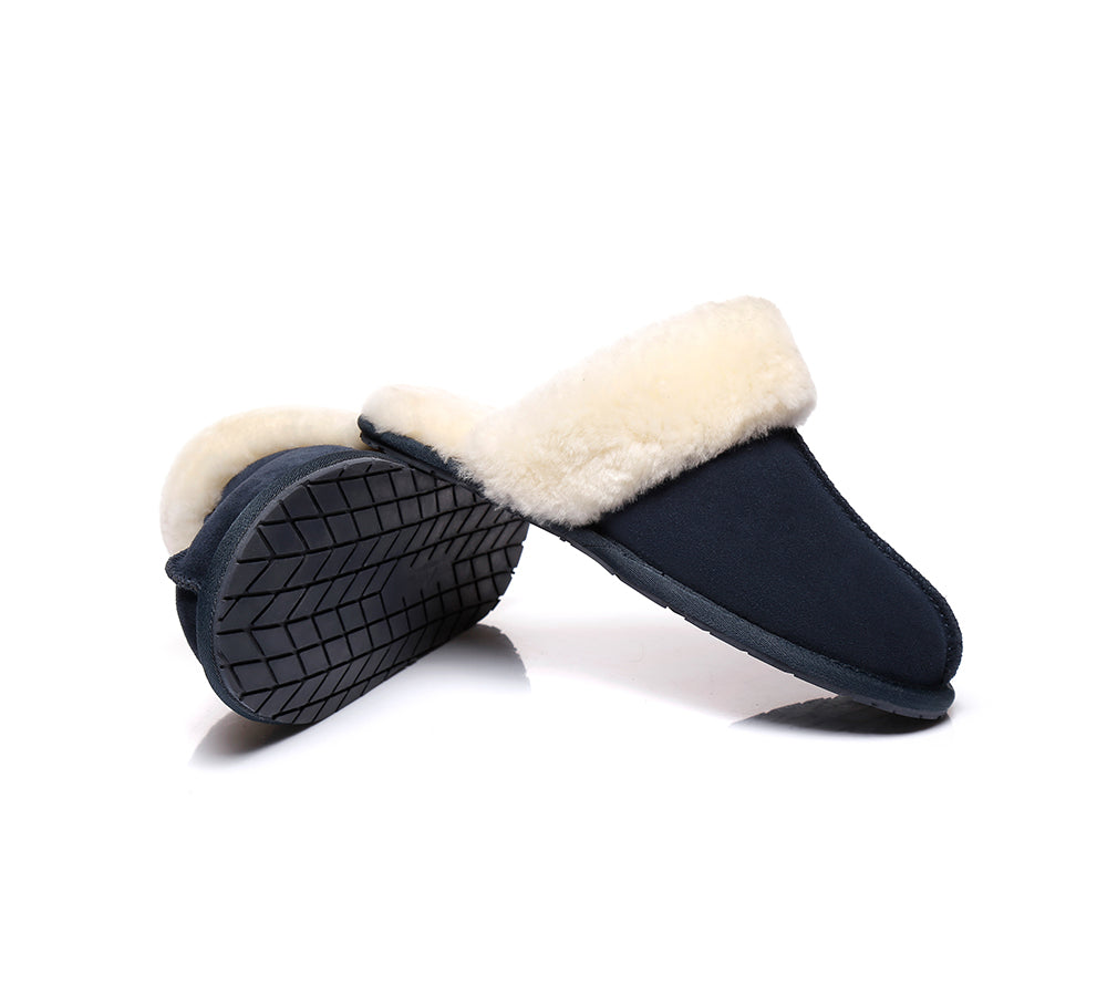 UGG Slippers - TA UGG Slippers,Australia Premium Sheepskin,Unisex Rosa Scuff