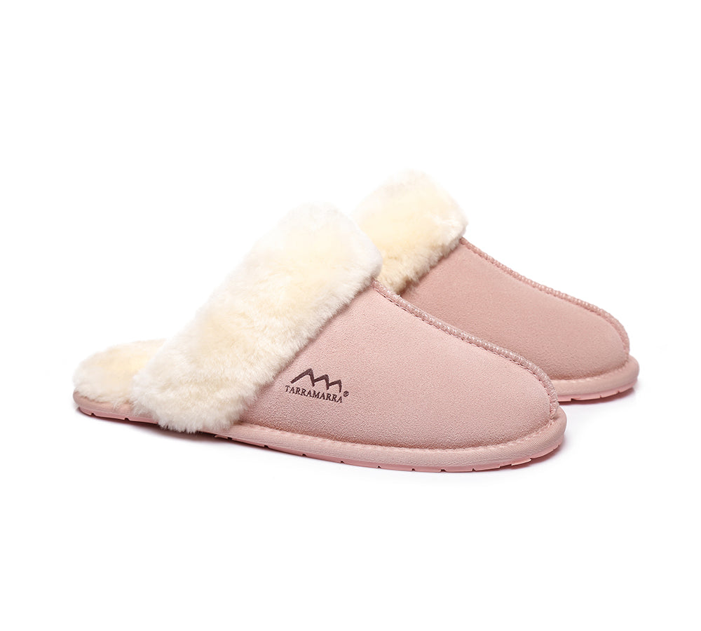 UGG Slippers - TA UGG Slippers,Australia Premium Sheepskin,Unisex Rosa Scuff