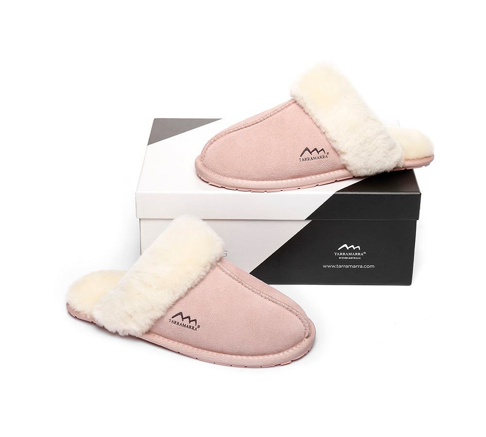 UGG Slippers - TA UGG Slippers,Australia Premium Sheepskin,Unisex Rosa Scuff