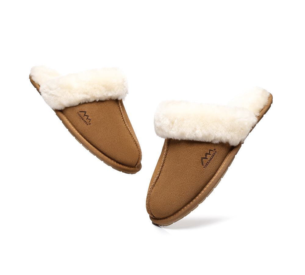 UGG Slippers - TA UGG Slippers,Australia Premium Sheepskin,Unisex Rosa Scuff