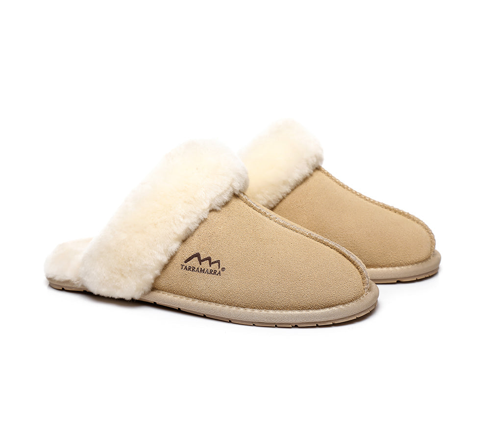 UGG Slippers - TA UGG Slippers,Australia Premium Sheepskin,Unisex Rosa Scuff