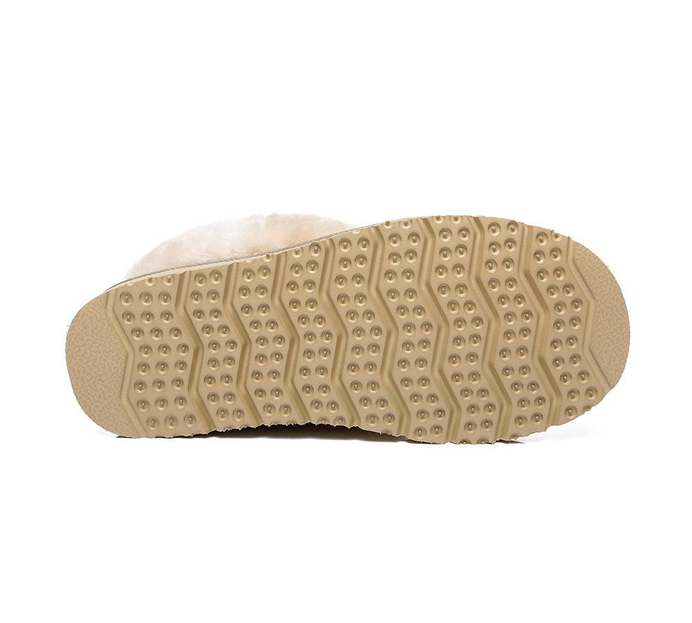 UGG Slippers - TA Women UGG Slippers Clarrie Sheepskin Slippers Two Way Wear