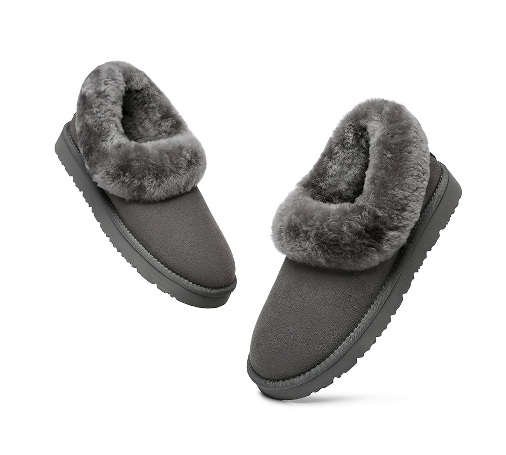 UGG Slippers - TA Women UGG Slippers Clarrie Sheepskin Slippers Two Way Wear