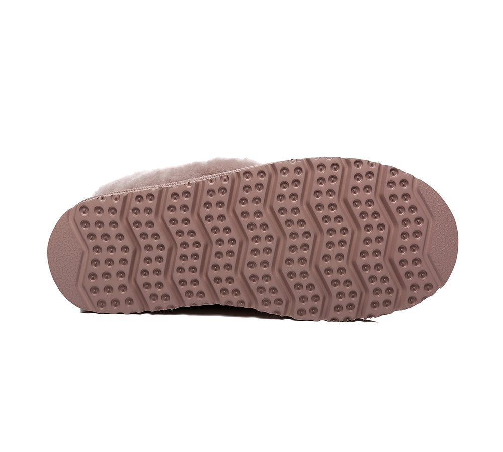 UGG Slippers - TA Women UGG Slippers Clarrie Sheepskin Slippers Two Way Wear