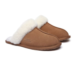 UGG Slippers - Ugg Slippers Australia Premium Sheepskin Unisex Scuff Rosa