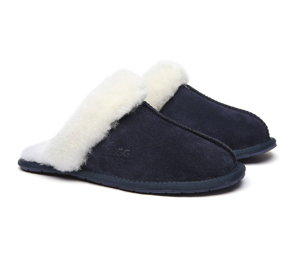 UGG Slippers - Ugg Slippers Australia Premium Sheepskin Unisex Scuff Rosa