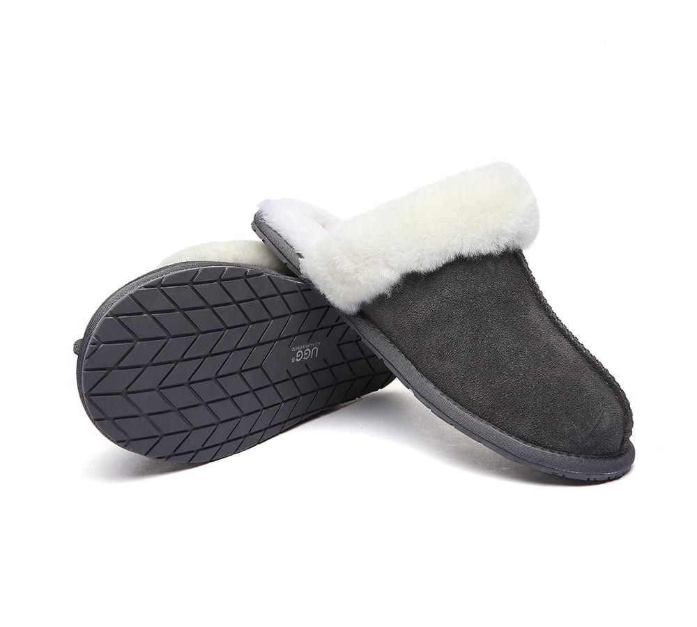 UGG Slippers - Ugg Slippers Australia Premium Sheepskin Unisex Scuff Rosa