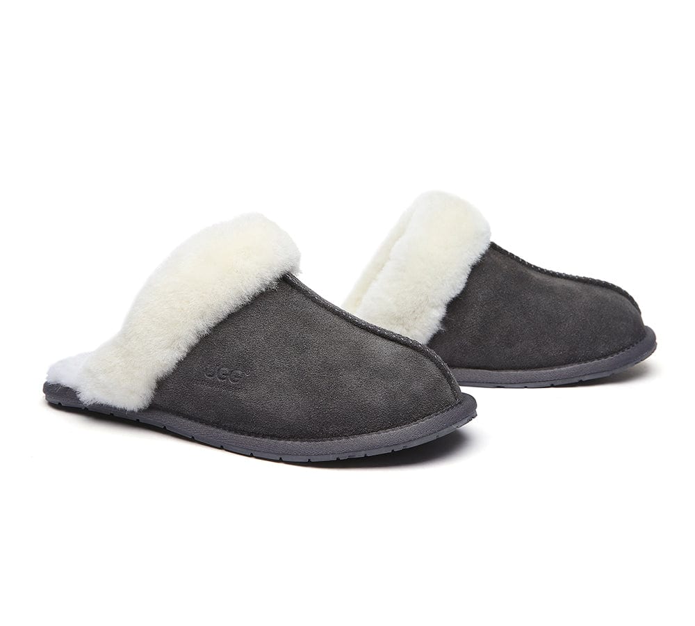 UGG Slippers - Ugg Slippers Australia Premium Sheepskin Unisex Scuff Rosa