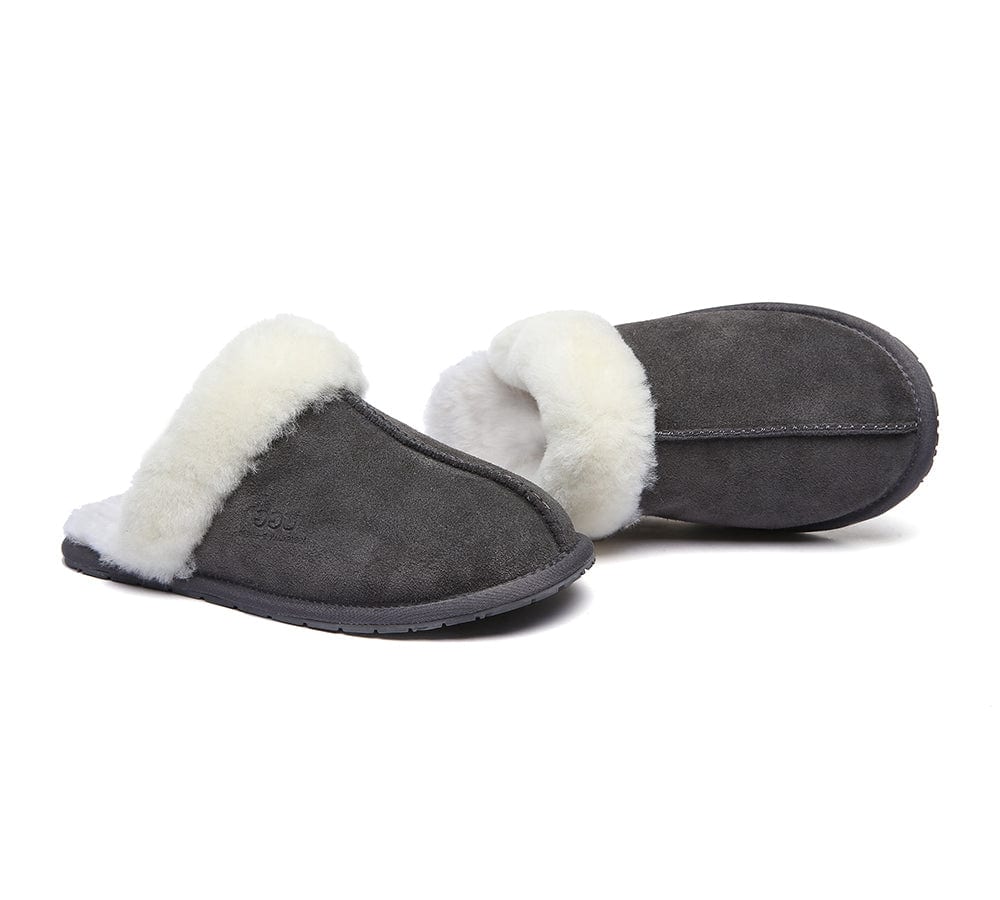 UGG Slippers - Ugg Slippers Australia Premium Sheepskin Unisex Scuff Rosa