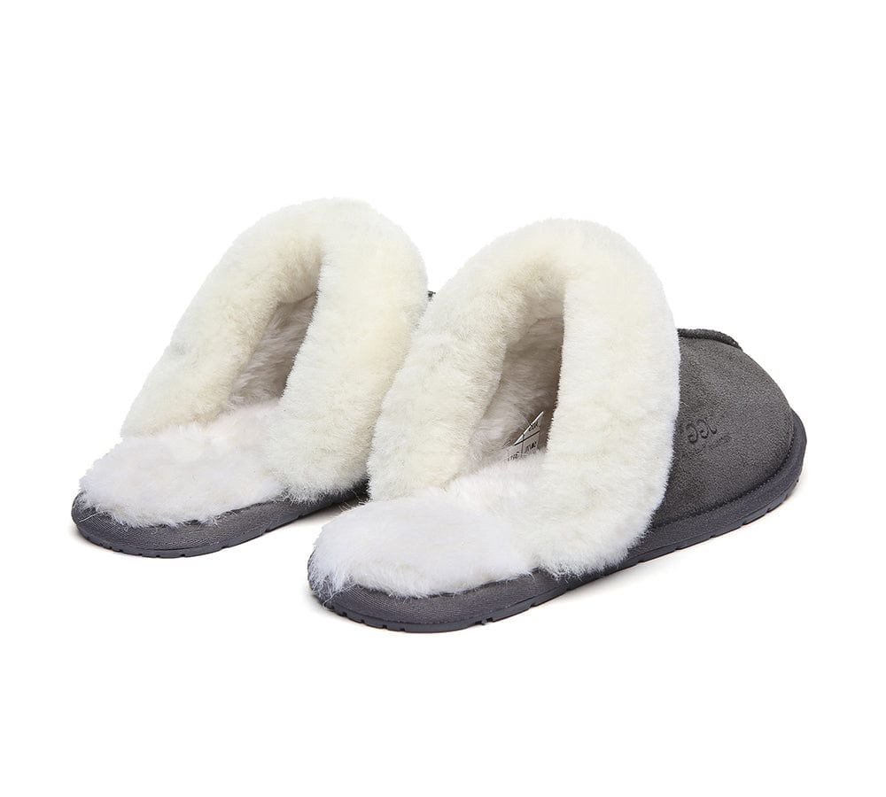 UGG Slippers - Ugg Slippers Australia Premium Sheepskin Unisex Scuff Rosa