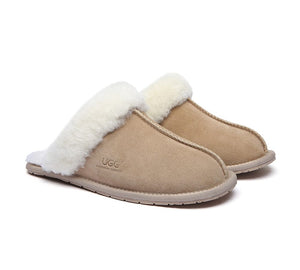 UGG Slippers - Ugg Slippers Australia Premium Sheepskin Unisex Scuff Rosa