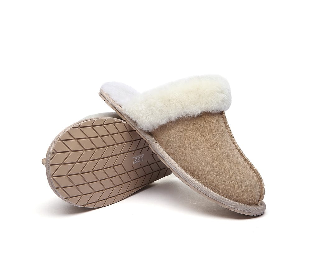 UGG Slippers - Ugg Slippers Australia Premium Sheepskin Unisex Scuff Rosa