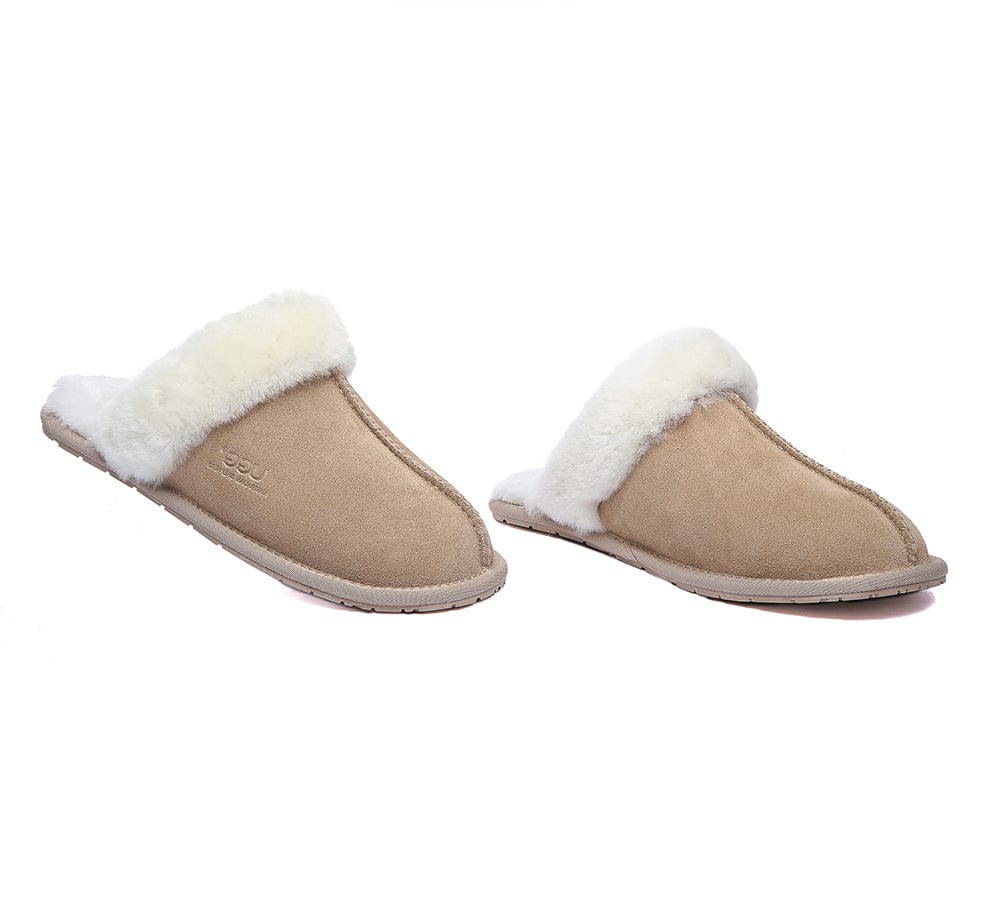 UGG Slippers - Ugg Slippers Australia Premium Sheepskin Unisex Scuff Rosa