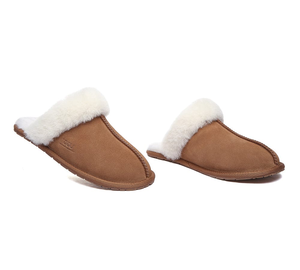 UGG Slippers - Ugg Slippers Australia Premium Sheepskin Unisex Scuff Rosa