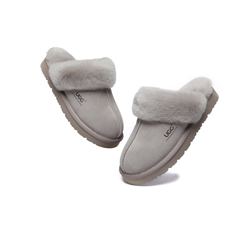 UGG Slippers - UGG Slippers Australia Premium Sheepskin Women Muffin Slipper Special