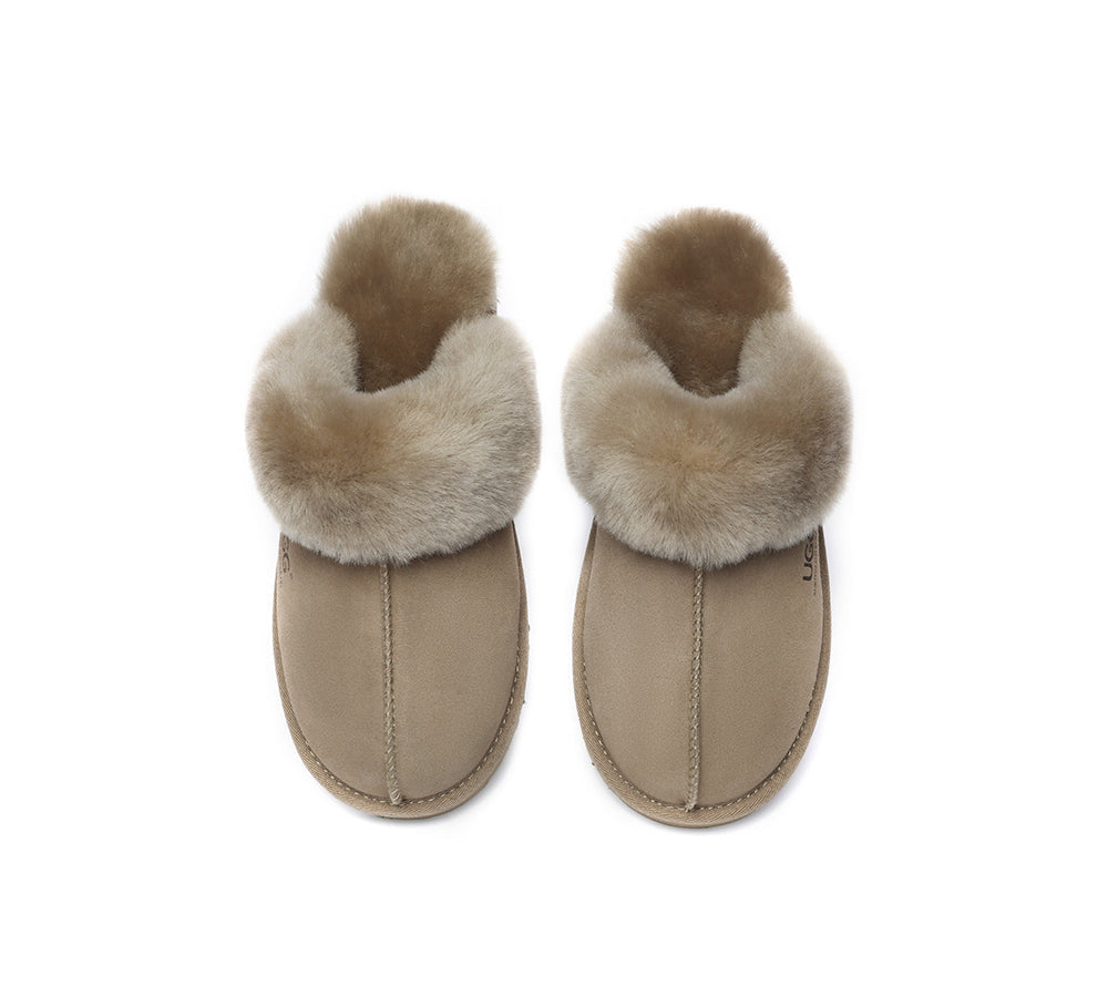 UGG Slippers - UGG Slippers Australia Premium Sheepskin Women Muffin Slipper Special