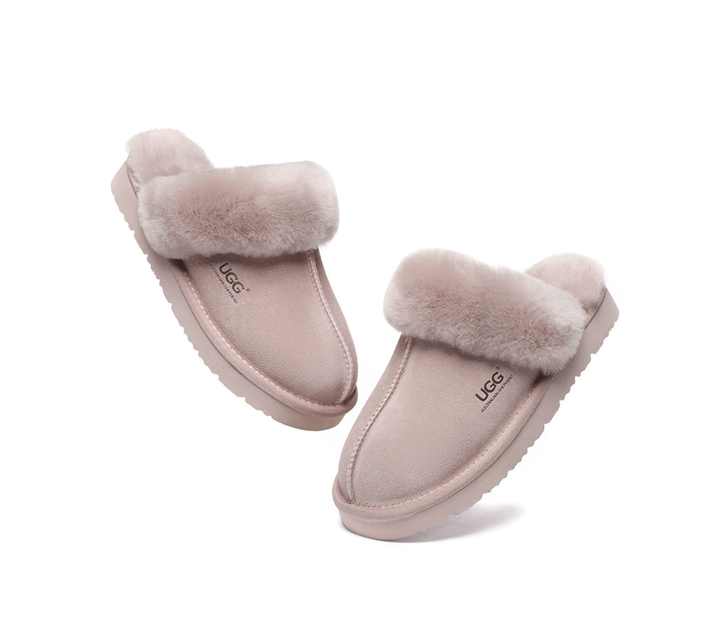 UGG Slippers - UGG Slippers Australia Premium Sheepskin Women Muffin Slipper Special