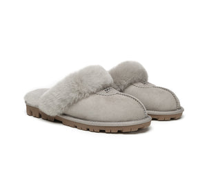 UGG Slippers - UGG Slippers Double Face Sheepskin Unisex Waffle Scuff