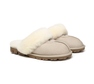 UGG Slippers - UGG Slippers Double Face Sheepskin Unisex Waffle Scuff