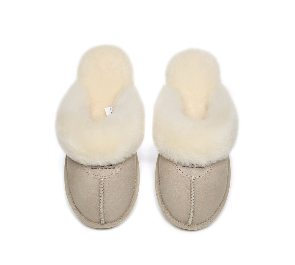 UGG Slippers - UGG Slippers Double Face Sheepskin Unisex Waffle Scuff