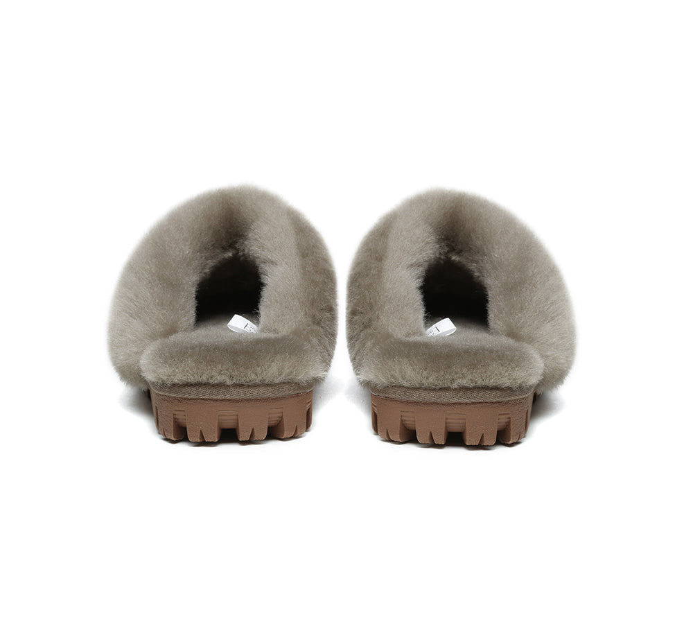 UGG Slippers - UGG Slippers Double Face Sheepskin Unisex Waffle Scuff