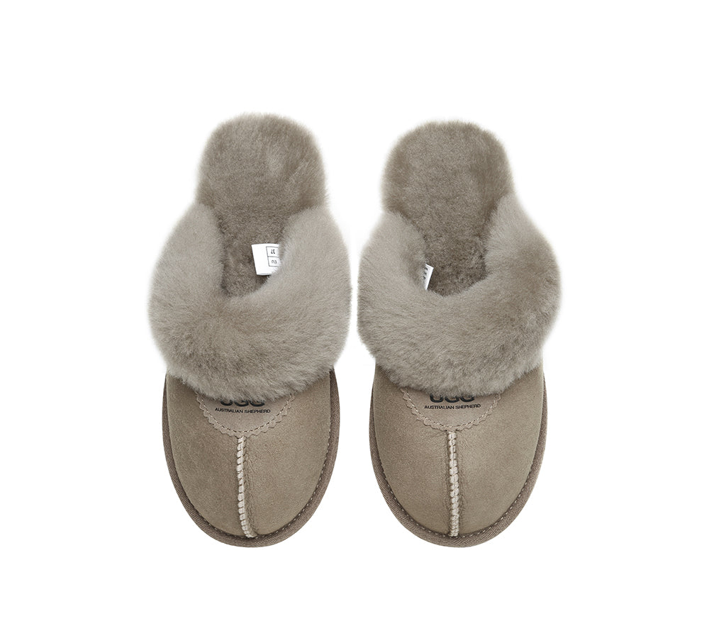 UGG Slippers - UGG Slippers Double Face Sheepskin Unisex Waffle Scuff