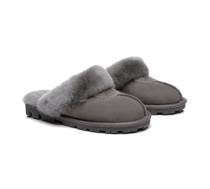 UGG Slippers - UGG Slippers Double Face Sheepskin Unisex Waffle Scuff