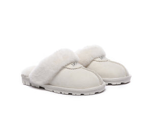 UGG Slippers - UGG Slippers Double Face Sheepskin Unisex Waffle Scuff