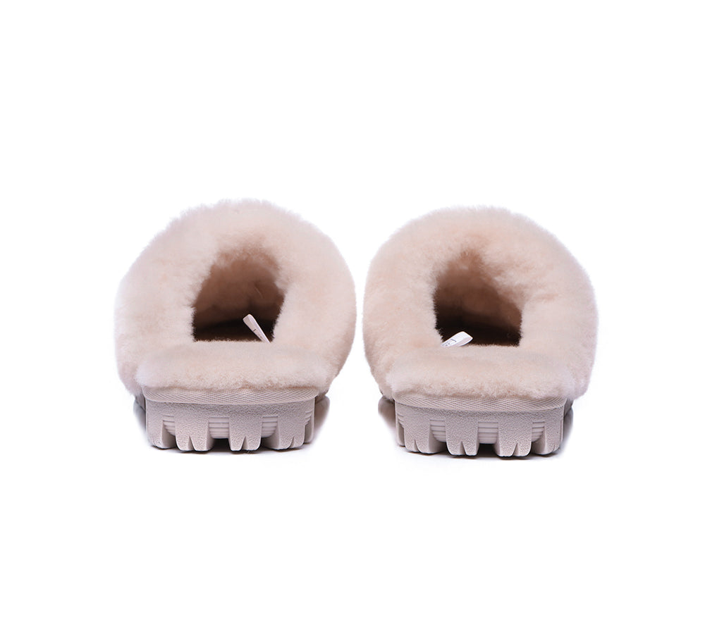 UGG Slippers - UGG Slippers Double Face Sheepskin Unisex Waffle Scuff