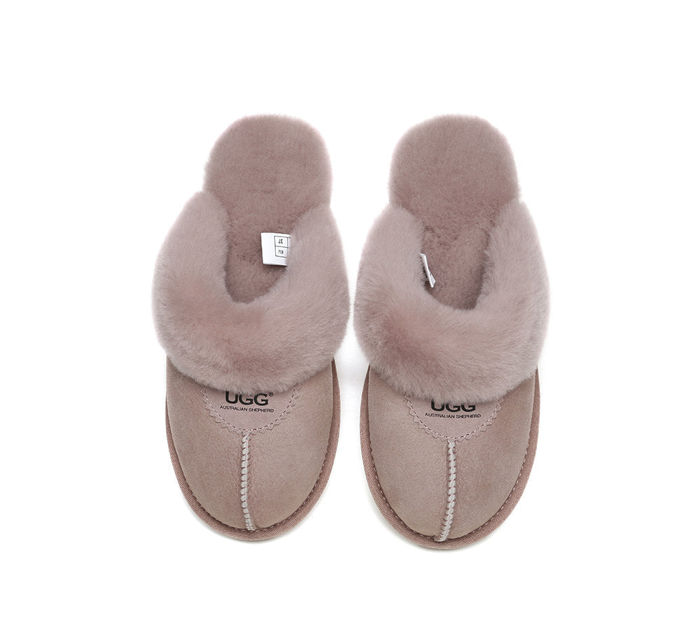 UGG Slippers - UGG Slippers Double Face Sheepskin Unisex Waffle Scuff