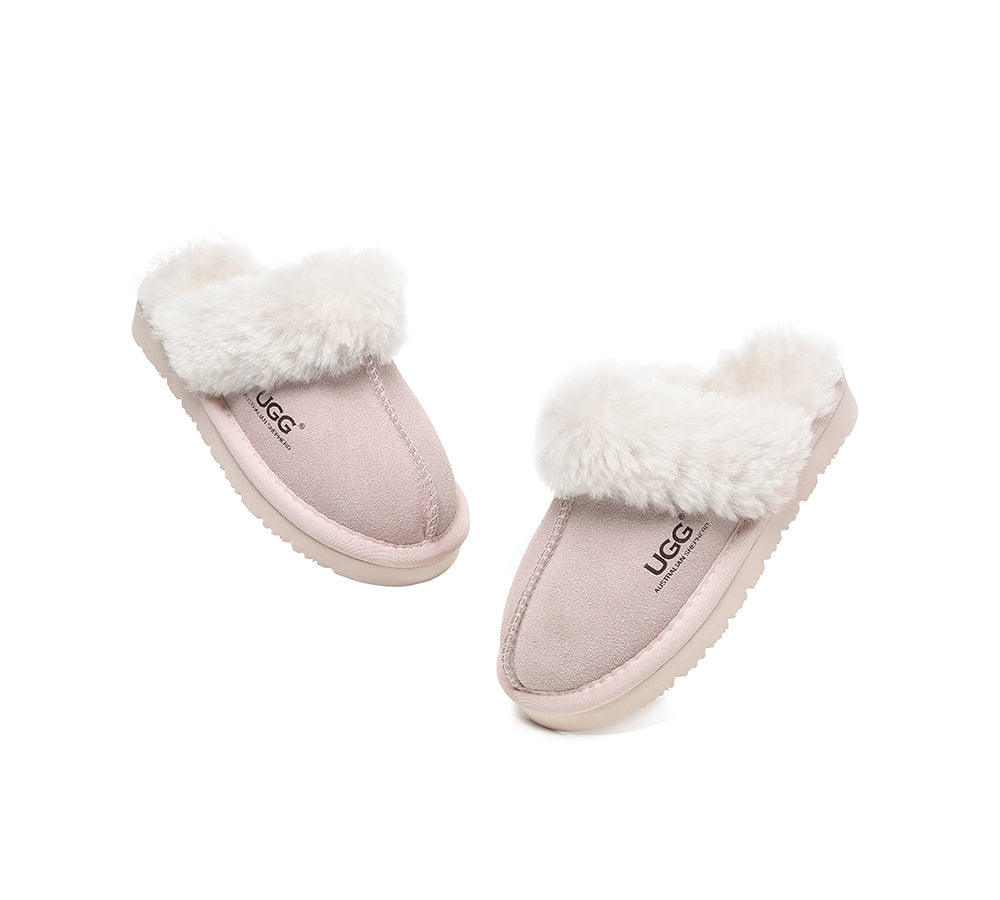 UGG Slippers - UGG Slippers Kids Australian Sheepskin Wool Muffin