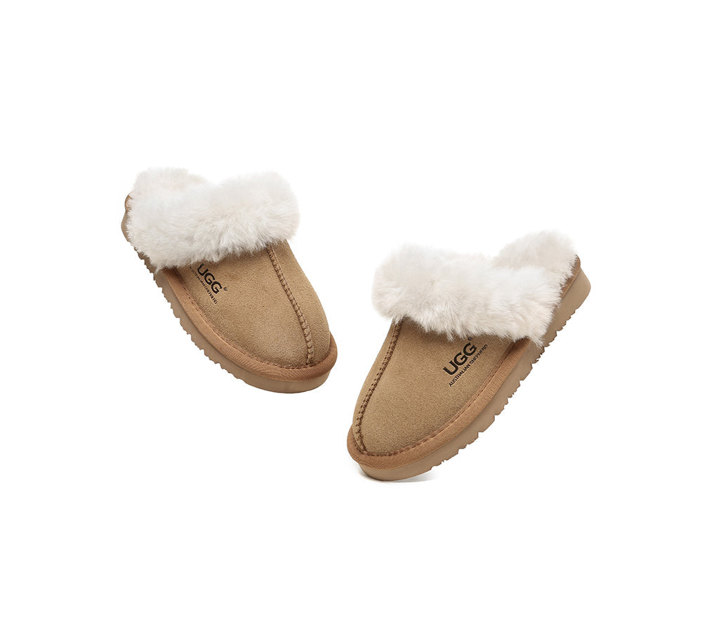 UGG Slippers - UGG Slippers Kids Australian Sheepskin Wool Muffin