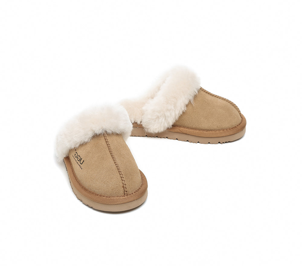 UGG Slippers - UGG Slippers Kids Australian Sheepskin Wool Muffin