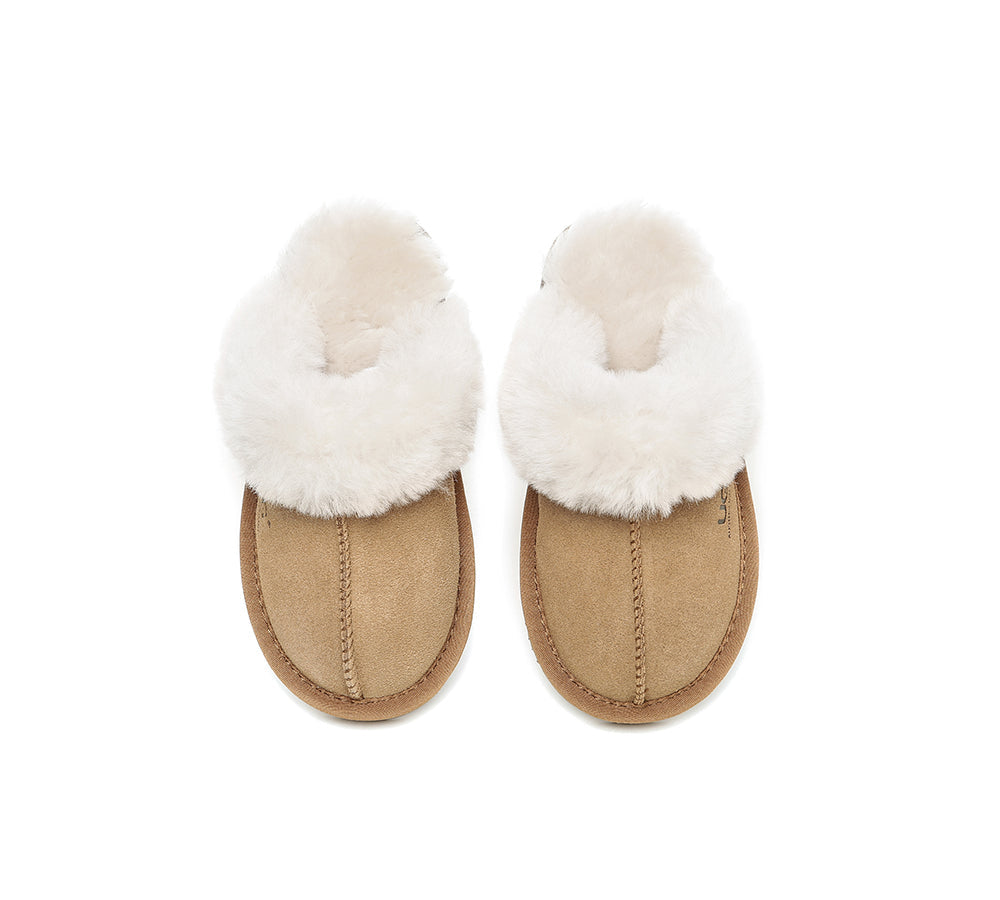 UGG Slippers - UGG Slippers Kids Australian Sheepskin Wool Muffin