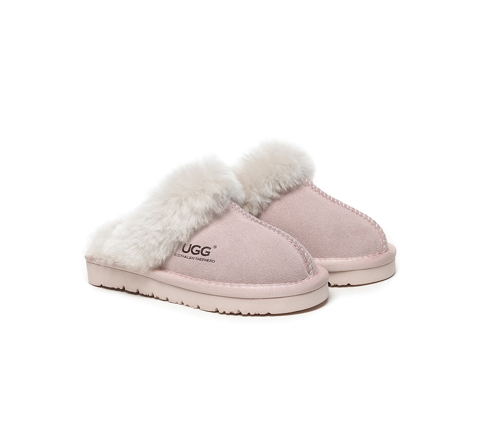 UGG Slippers - UGG Slippers Kids Australian Sheepskin Wool Muffin