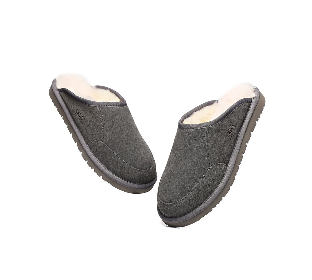 UGG Slippers - UGG Slippers Men Bred Australian Genuine Sheepskin