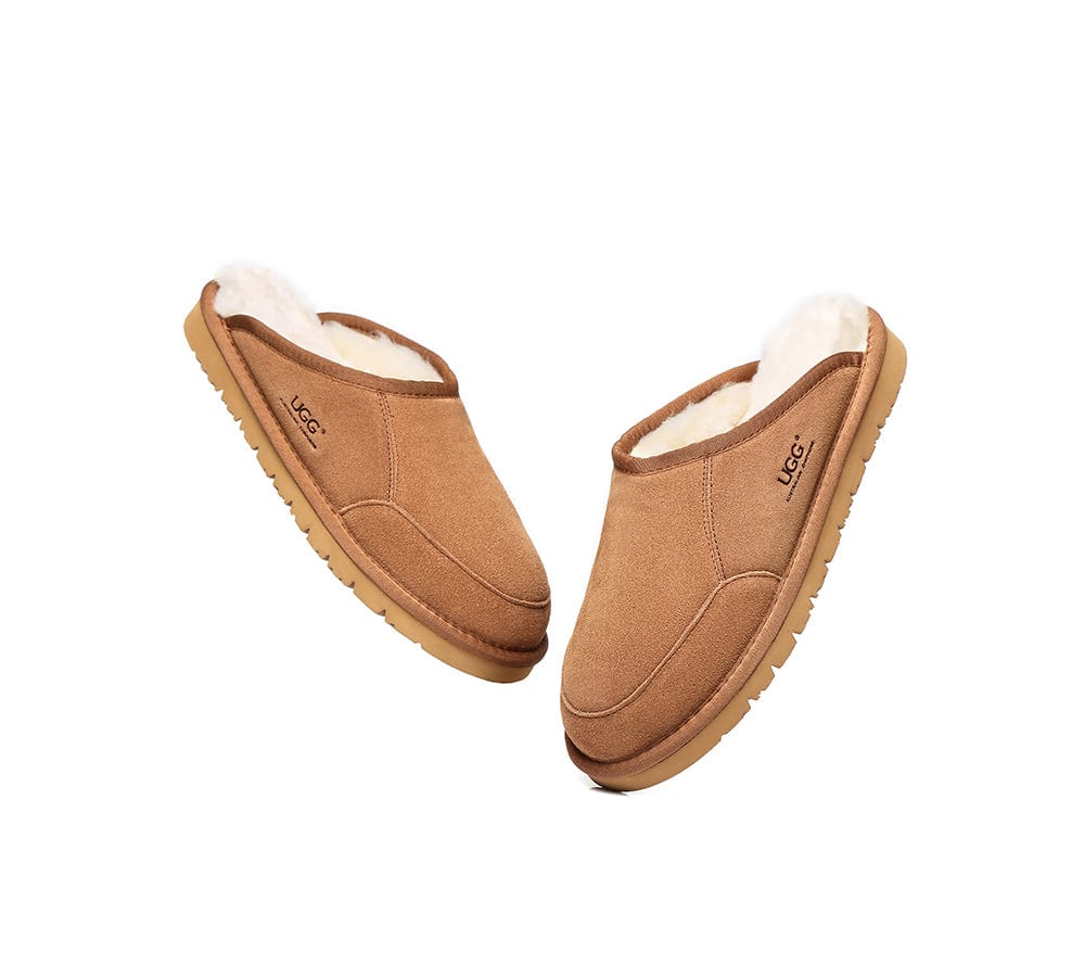 UGG Slippers - UGG Slippers Men Bred Australian Genuine Sheepskin