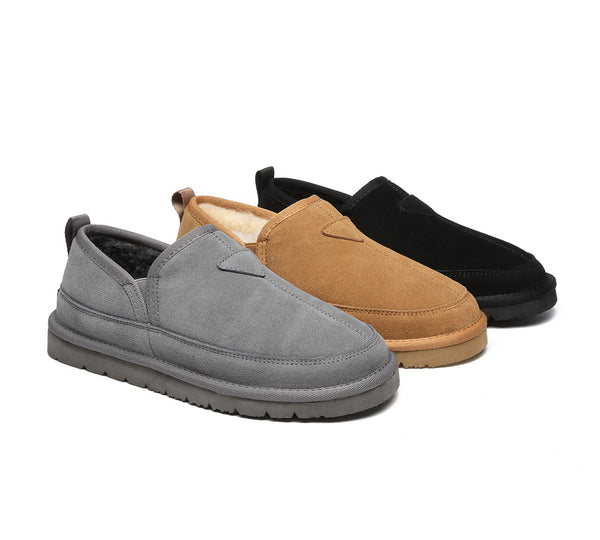 Mens ugg like slippers best sale