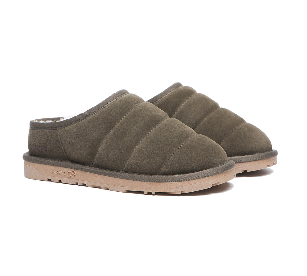 UGG Slippers - Women Sheepskin Slippers Ultra Puffer