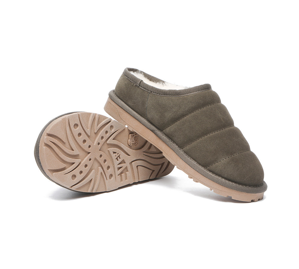 UGG Slippers - Women Sheepskin Slippers Ultra Puffer