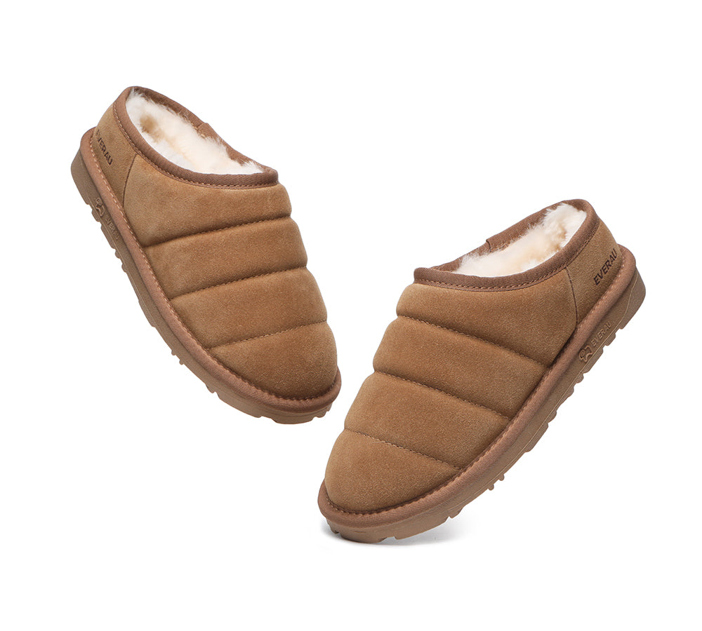 UGG Slippers - Women Sheepskin Slippers Ultra Puffer