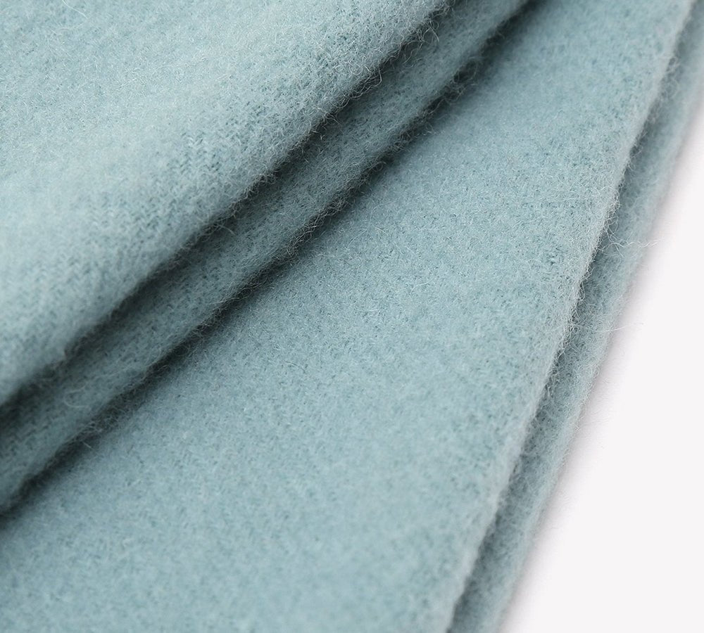 Urban UGG® Urban 100% Wool Scarf Plain Color - Scarf - Bali Hai - One Size - Uggoutlet