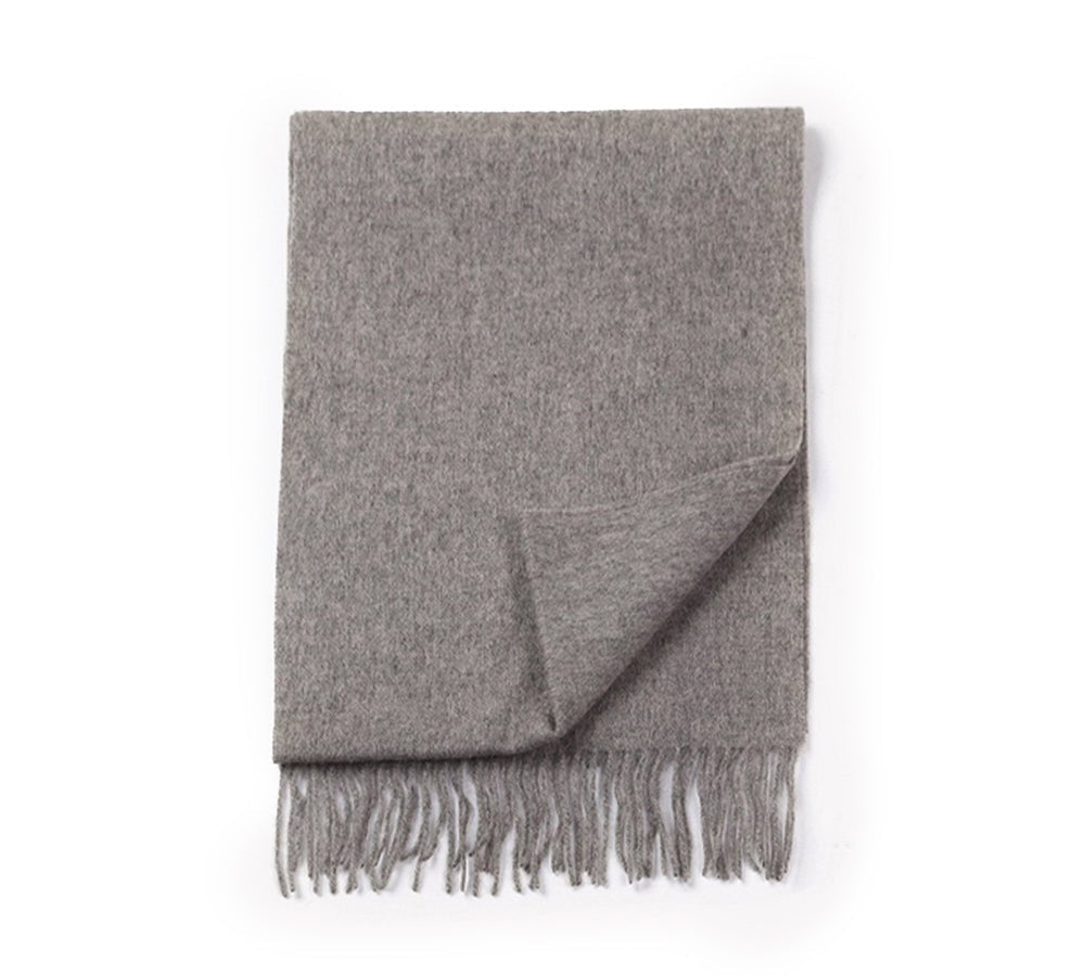 Urban UGG® Urban 100% Wool Scarf Plain Color - Scarf - Grey - One Size - Uggoutlet